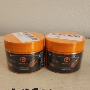Ouhoe Itensive Tanning Gel Pair Of Two Jars New